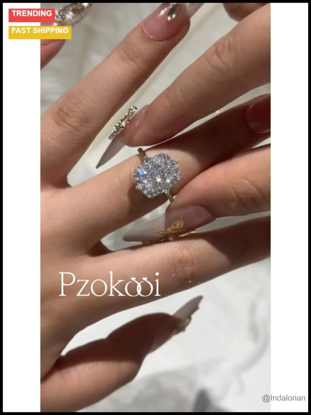Radiant Cut Halo Engagement Ring Sterling Silver Wedding Promise